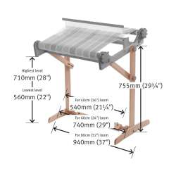Soporte variable para telar de sobremesa