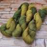 Merino-seda single Hand dyed Oro-verde