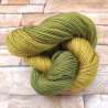 Merino-seda single Hand dyed Oro-verde